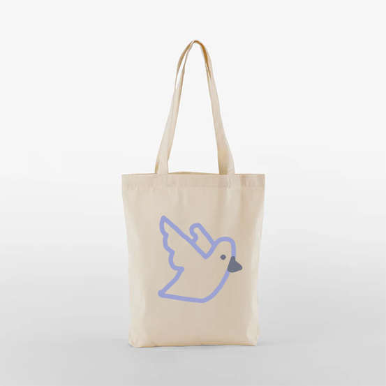 Totebag med BIRDY