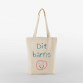 Totebag med DIN LILLEKUNSTNER