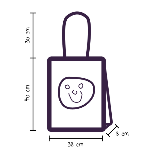 Totebag i kraftig bomuld